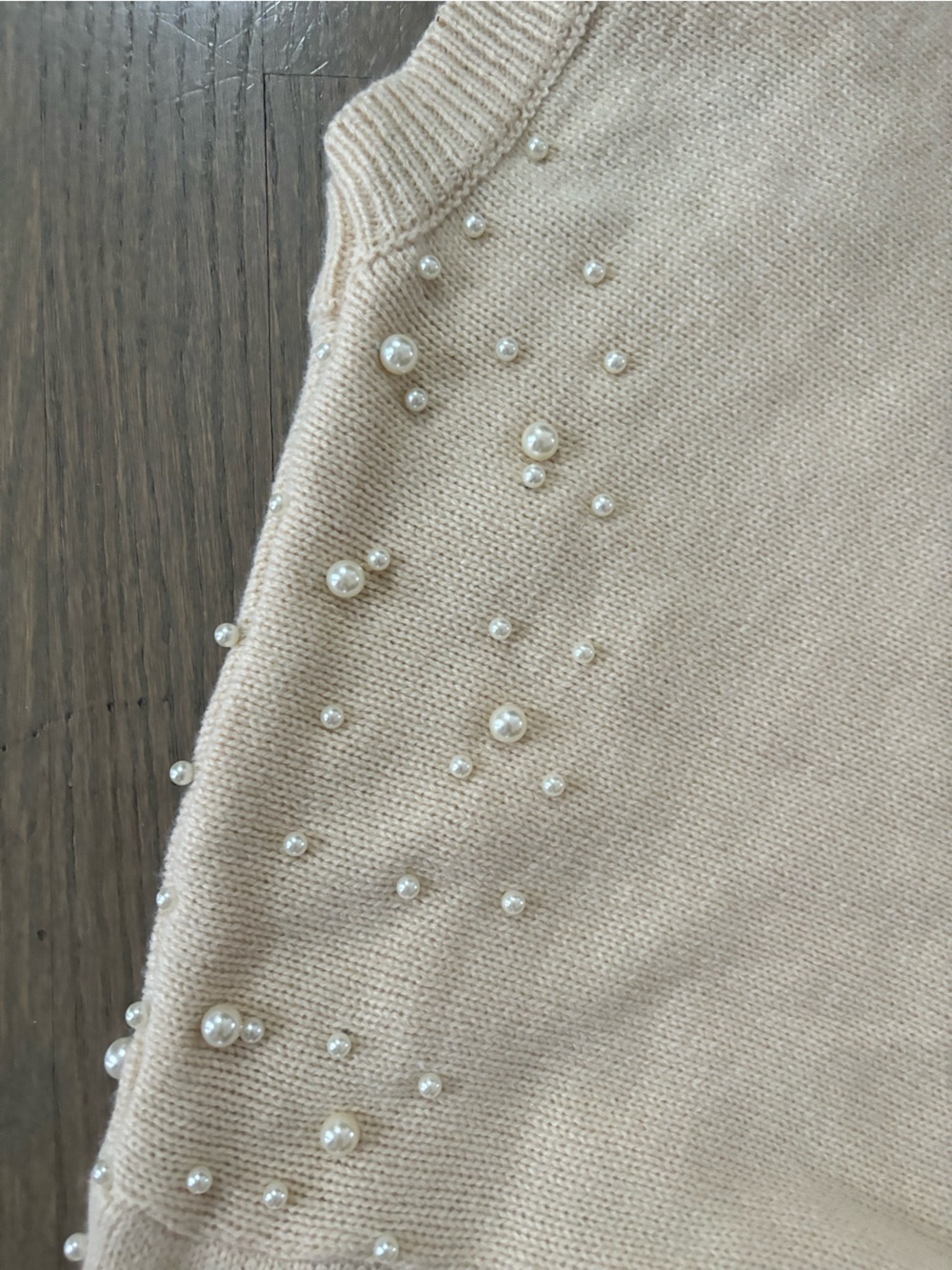 Women’s Pearl cream knit sweater size XXL